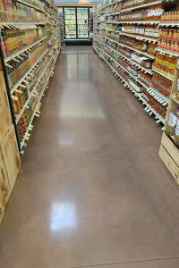 Polished Concrete Floor in a Store to 800 grit