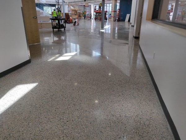 Polished Concrete Floor at St Vrain Valley School Longmont