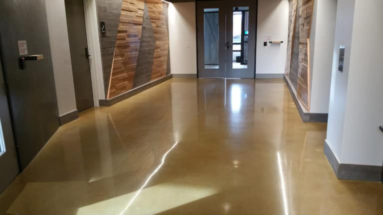 Twitter Office Polished Concrete Hallway